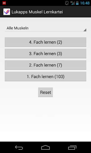 Muskel Lernkartei lite screenshot 1