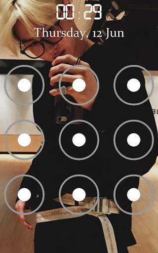 Pentagon KPOP Pattern Lock Screen screenshot 3