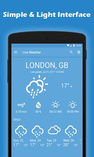 Live Weather & Radar screenshot 1