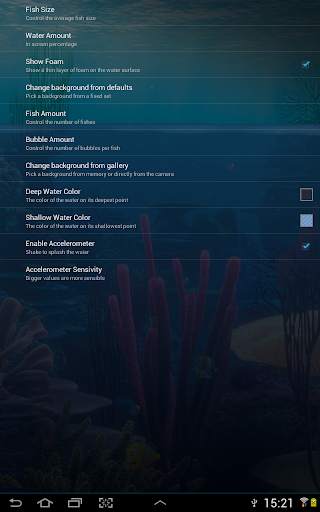 Fish Tank Live Wallpaper screenshot 7