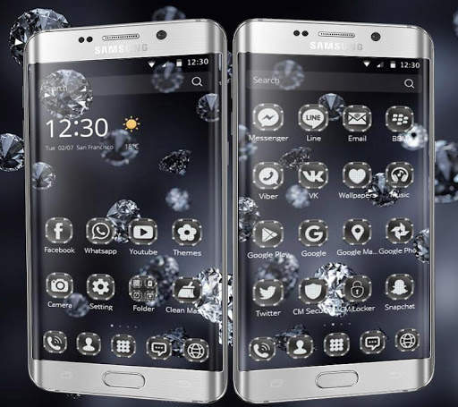 Glitter Diamond Theme screenshot 3