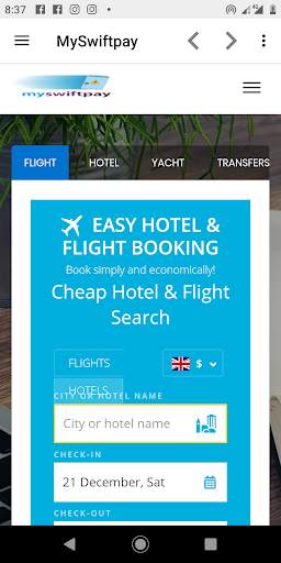 My Swift Pay : Travel, Tour, M screenshot 1