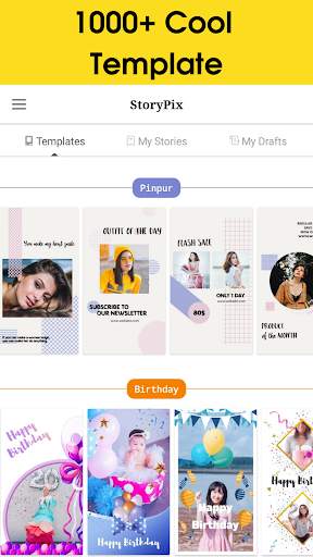 StoryPix – Insta, Facebook, Whatsapp Story Creator screenshot 2