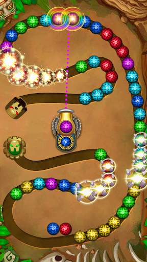 Marble Shooter - Lost Temple - Marble lines screenshot 1