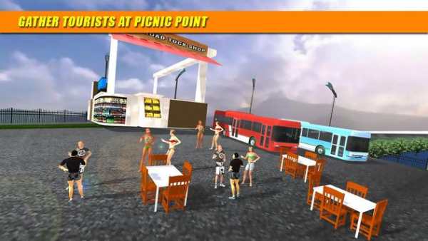 Summer Camper Van Coach Bus Driving Simulator Free screenshot 4