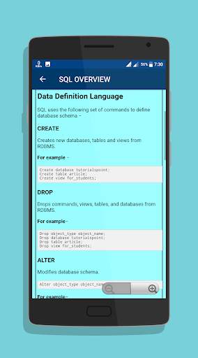 DBMS Tutorials  - Offline screenshot 8