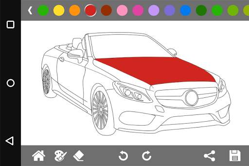 German Car Coloring Books screenshot 2