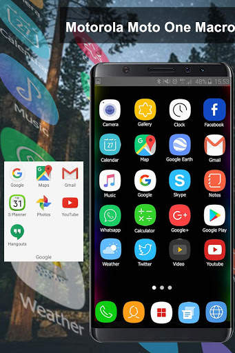 launcher Theme For Motorola Moto One Macro screenshot 5