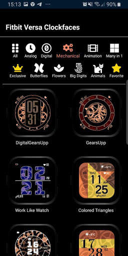 Watch faces for Fitbit Versa 2/Lite/1 screenshot 3