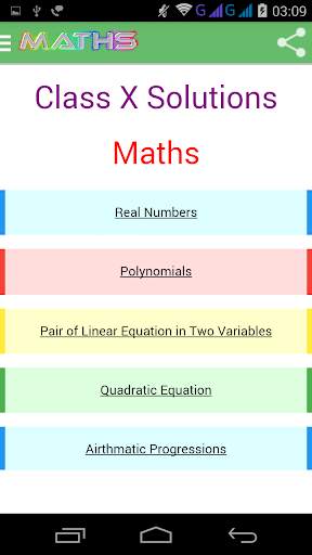 Class 10 Maths Solutions 1 تصوير الشاشة