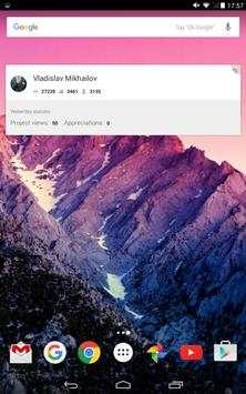 Behance Stats Widget screenshot 5