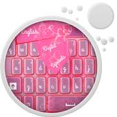 Pink Flower Keyboard 2.7
