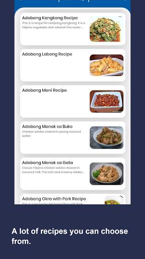 Filipino Food Recipe App screenshot 2