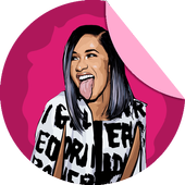 Cardi B Stickers for WhatsApp icon