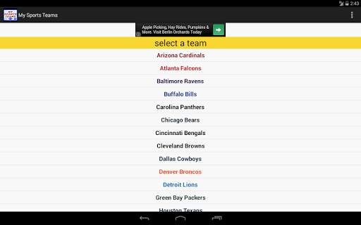 My Sports Teams screenshot 18