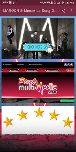 MAROON 5 Memories Song Offline screenshot 1