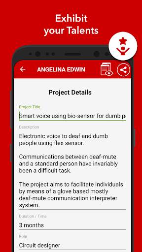 Curriculum vitae app CV Maker screenshot 4