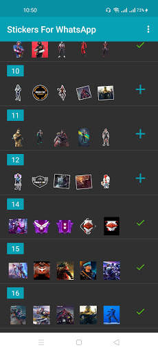 WAStickerApps - FF Stickers for WhatsApp 2021 screenshot 2