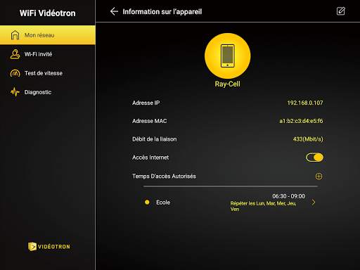 WiFi Vidéotron screenshot 11