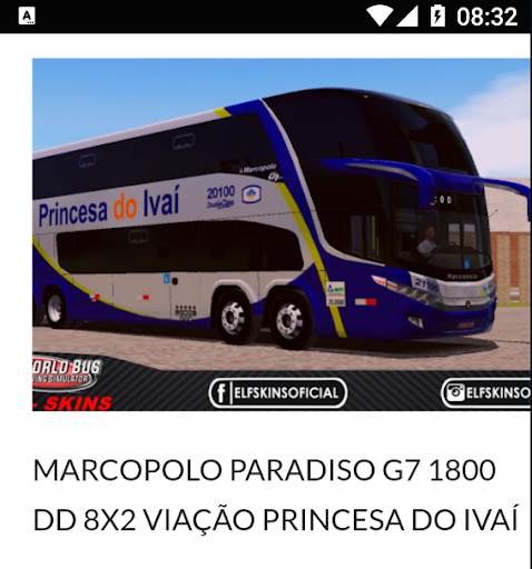 SKINS WORLD BUS DRIVING SIMULATOR - ELF screenshot 1