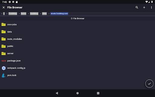 Acode - code editor | FOSS 15 تصوير الشاشة