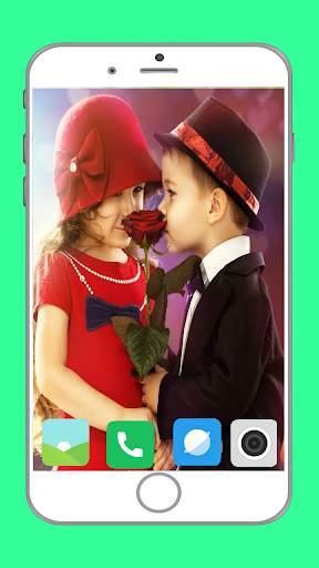 Cute Baby Kiss Full HD Wallpaper screenshot 14