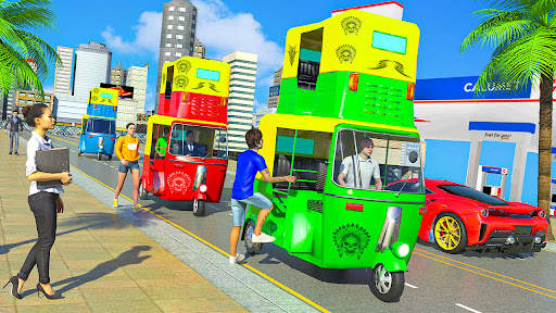 Indian Modern Rickshaw Games screenshot 5