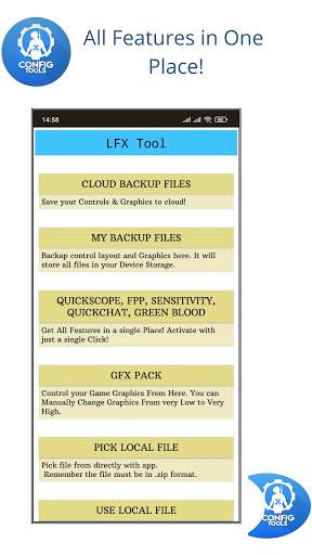 LFX Tool- GFX Tool, QuickScope & FPP For PUBG LITE screenshot 2