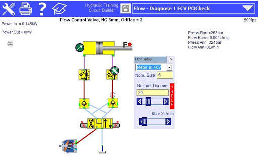 Hydraulic Circuit Simulator screenshot 7