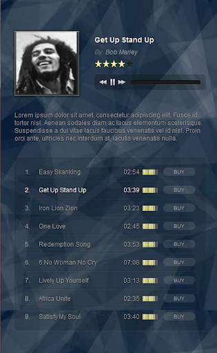 Bob Marley One Love Song screenshot 2