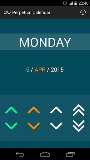 Perpetual Calendar Pro скриншот 1