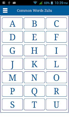 Common Words English to Zulu скриншот 1