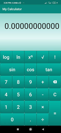 My Calculator screenshot 3