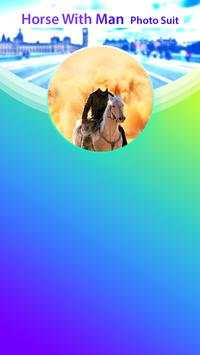 Horse With Man Photo Suit 1 تصوير الشاشة
