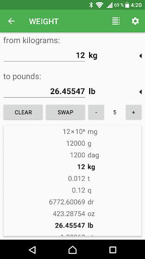 Unit Converter screenshot 3