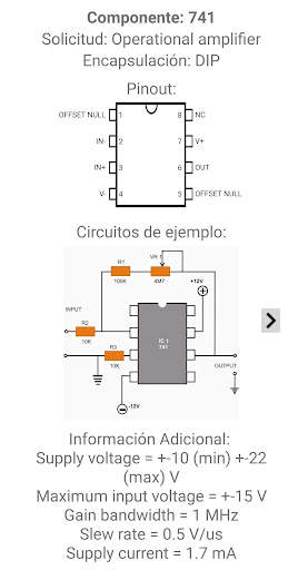 Electronic Component Pinouts screenshot 6