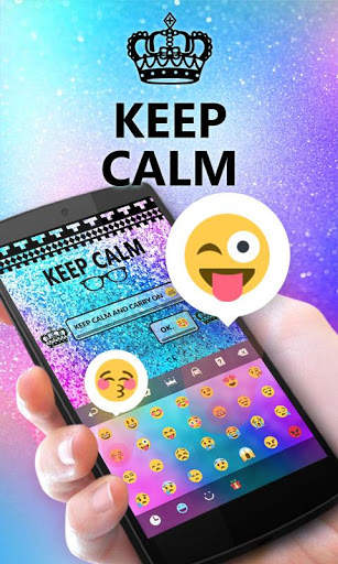 Keep Calm GO Keyboard theme स्क्रीनशॉट 3