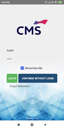 CMS Connect скриншот 1