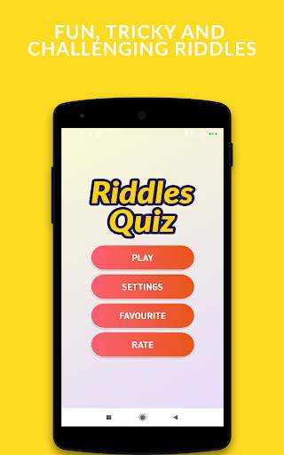 Riddles Quiz & Brain Teasers screenshot 1