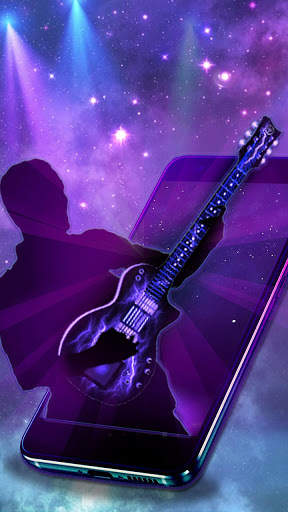 3D Acoustic Electric Guitar Theme screenshot 3