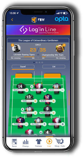 Fantasy Rugby World screenshot 1