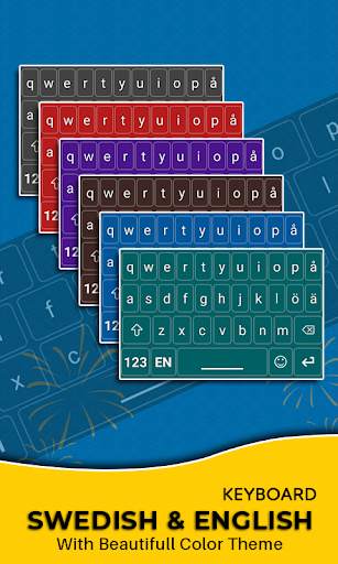 Swedish Keyboard for android with English Letters screenshot 6