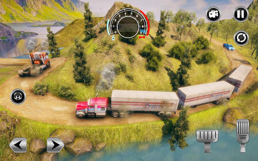 Road Train Truck Driving Sim:  screenshot 1