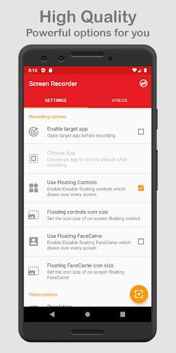 Mini Screen Recorder - REC Video Record स्क्रीनशॉट 2