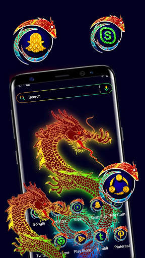Dragon Launcher Theme screenshot 4