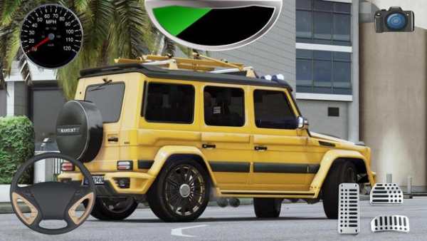 Driving G63 SUV Car Simulator स्क्रीनशॉट 3
