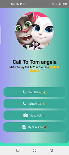 Tom And Angela Fake Call - Prank Video Call Angela screenshot 1