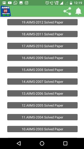 26 Years AIIMS Solved Papers 1994-2019 скриншот 3