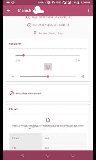 Callspy Pro - Call Recoder screenshot 3