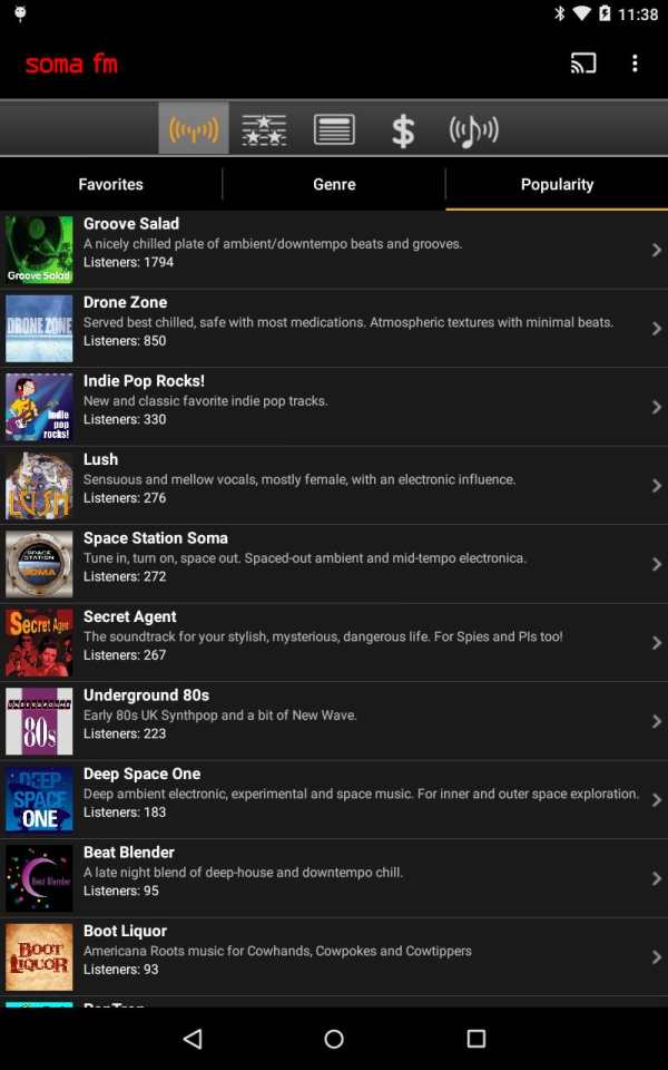SomaFM Radio Player screenshot 15